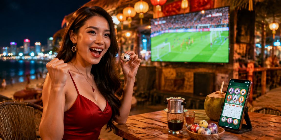 Người dùng Nha Trang kiểm tra thông tin tiền VND trong quán cà phê