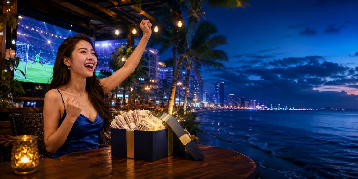 Người dùng Sài Gòn xem danh mục casino trên điện thoại tại quán cà phê